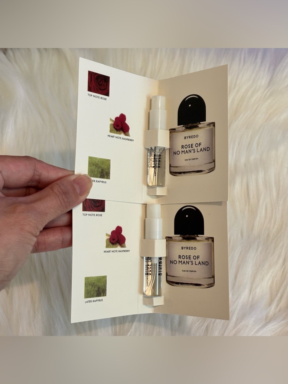 Byredo Rose of No Man's Land de Parfum Sample Spray .07oz, 2ml Set of 2